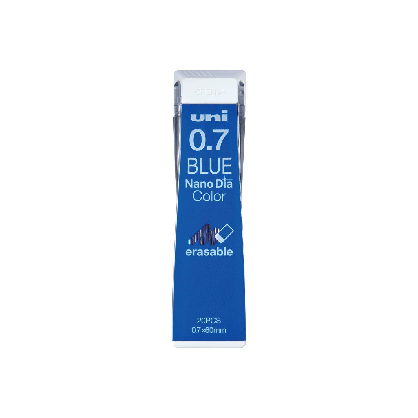 Uni Nano Dia Color 0.7mm Erasable Refill Leads (20pcs per tube)