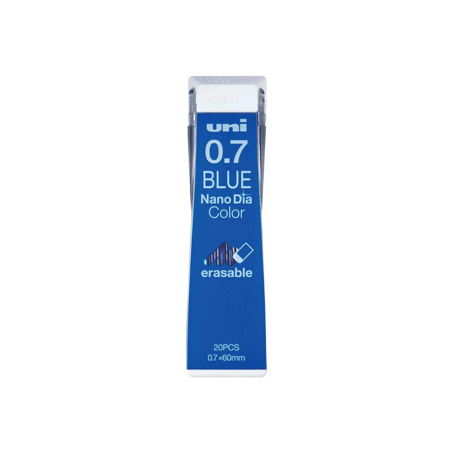 Uni Nano Dia Color 0.7mm Erasable Refill Leads (20pcs per tube)