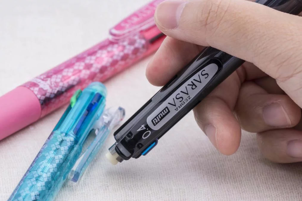Zebra SARASA multi 4+1 0.4mm Multifunctional Pen 3X + 4 Colors Refills