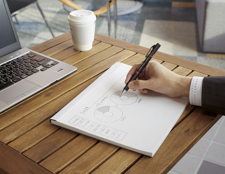 Kokuyo enpitsu Sharp Type MX 0.9mm Mechanical Pencil, Metal Hexagonal Grip