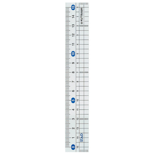 Kutsuwa STAD 15cm Methacrylic Straight Ruler