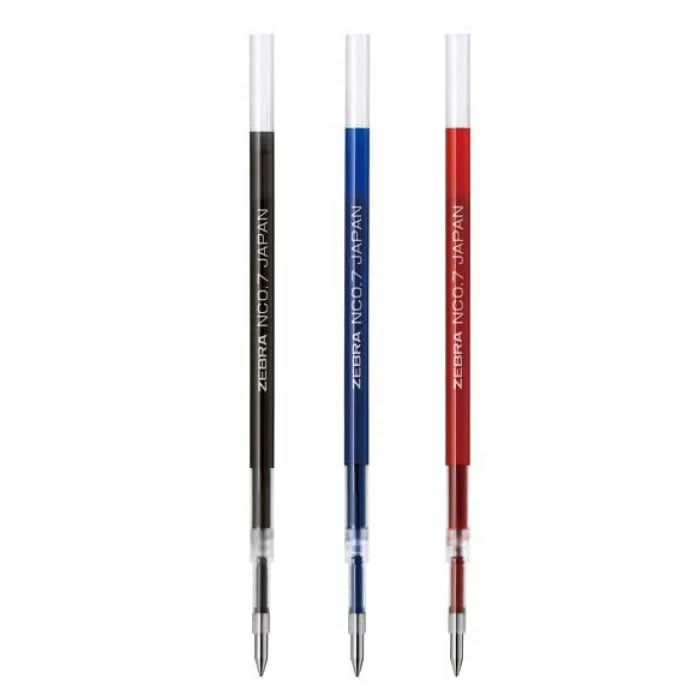 Zebra bLen 0.7mm Black, Blue, Red Ballpoint Pen Refills