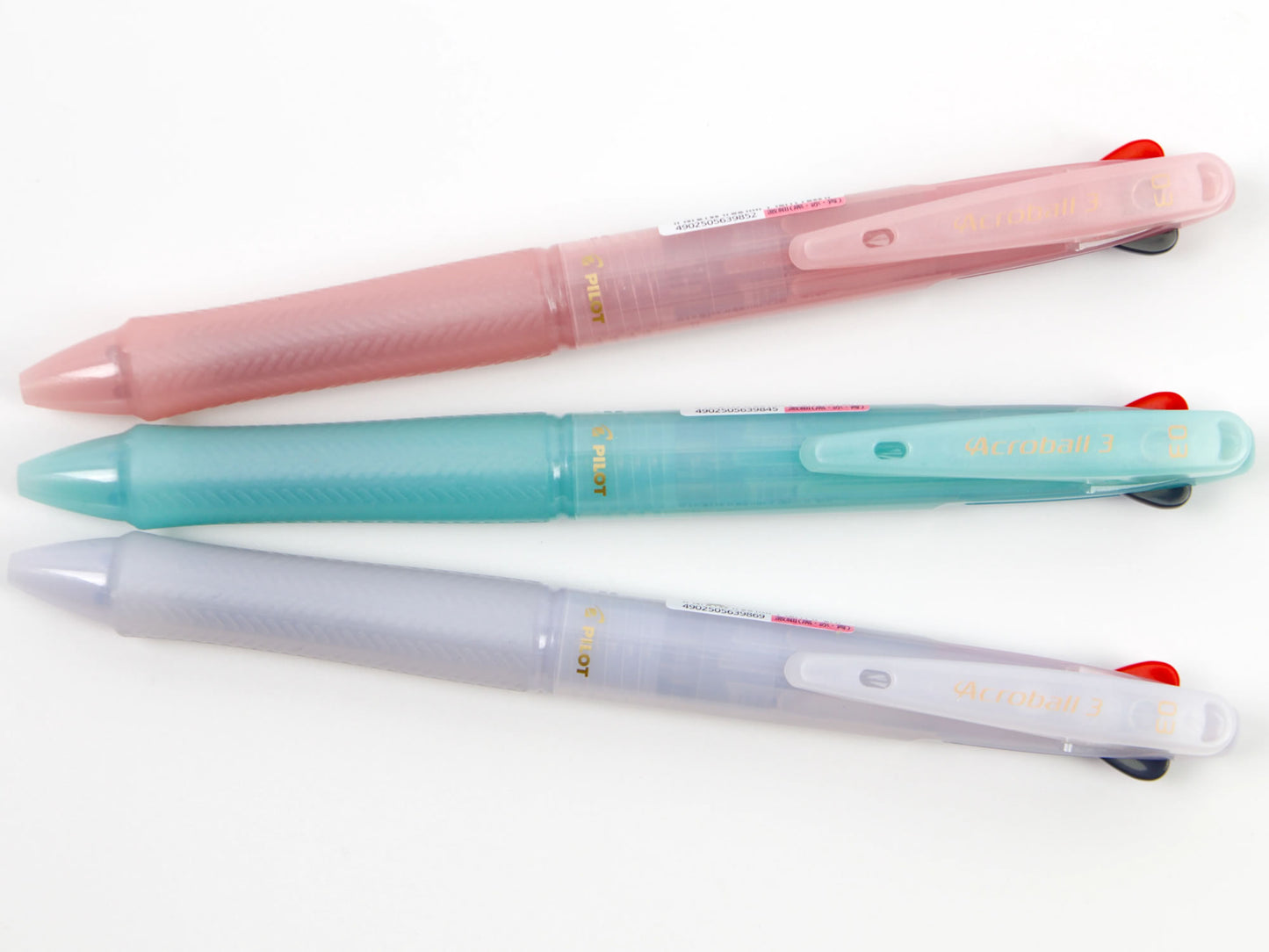 Pilot Acroball 3 Micro Fine 0.3mm 3-Colour Ballpoint Pens (Pack of 3)