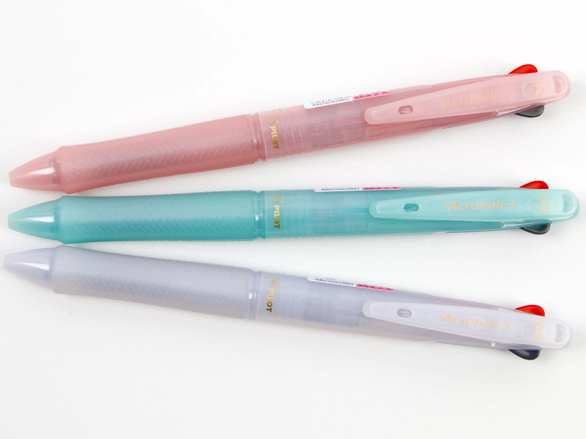 Pilot Acroball 3 Micro Fine 0.3mm 3-Colour Ballpoint Pens (Pack of 3)