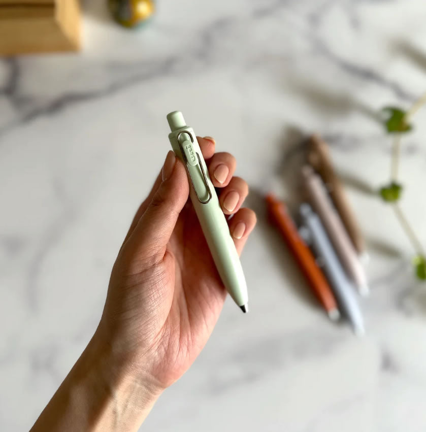 Uni one P 0.38mm Black Ink Ballpoint Pens (Pack of 3)