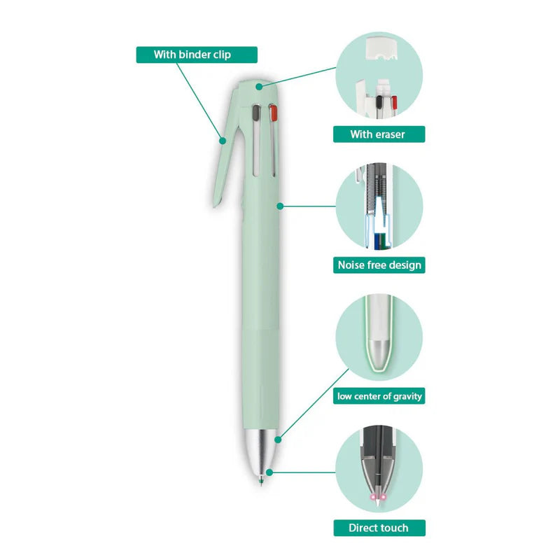 Zebra bLen 4+S 0.7mm Retractable Multifunctional Pen