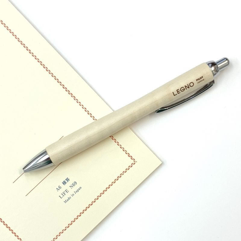 Pilot LEGNO Maple Wood Series 0.7mm Oil-based Black Ink Ballpoint Pen