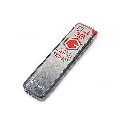 Pilot neox GRAPHITE 0.4mm 2B High-Purity Refill Leads (30pcs per tube)