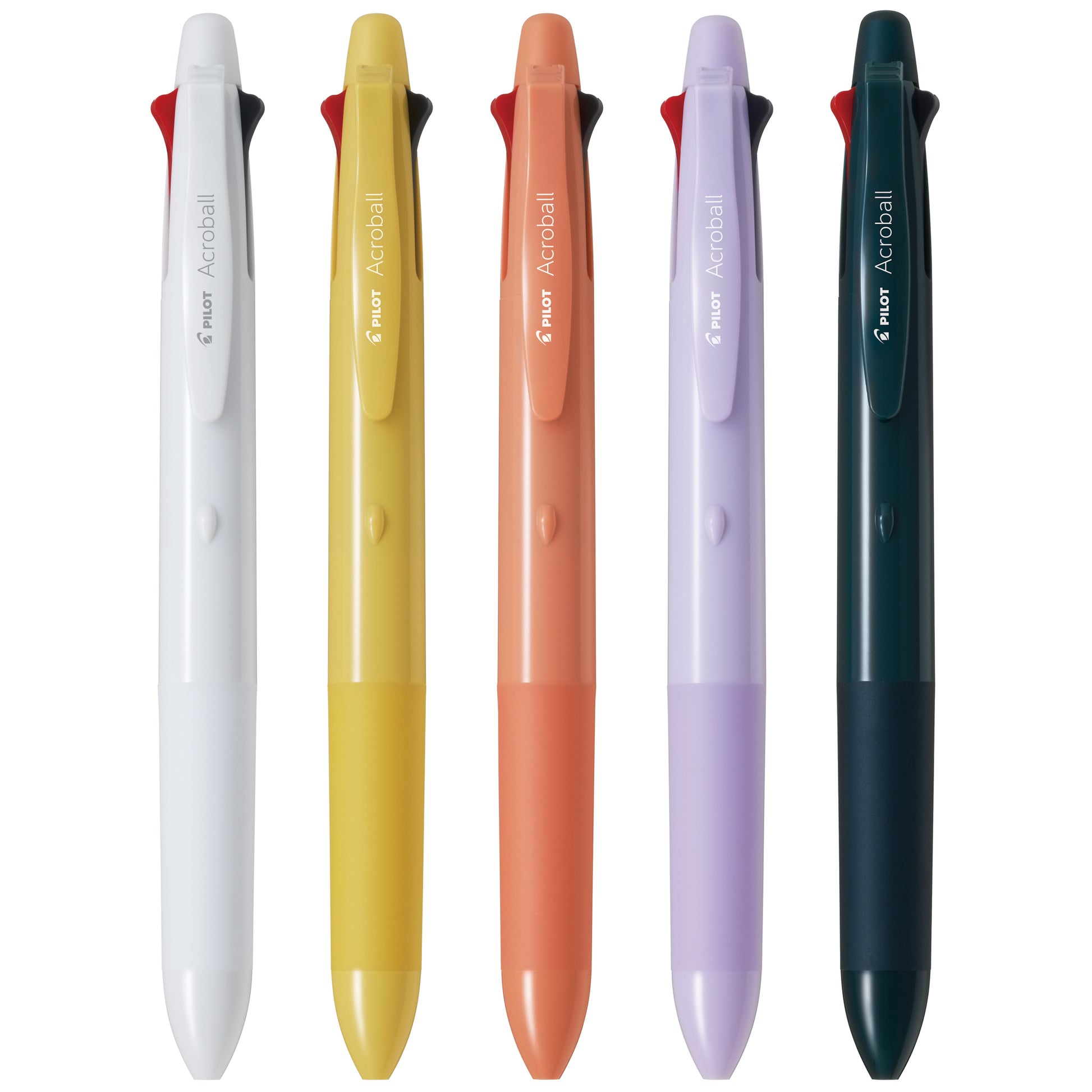 Pilot Acroball 4+1 0.5mm Multifunctional Pens (Pack of 5)