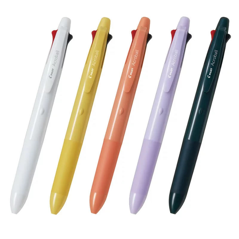 Pilot Acroball 4+1 0.5mm Multifunctional Pens (Pack of 5)