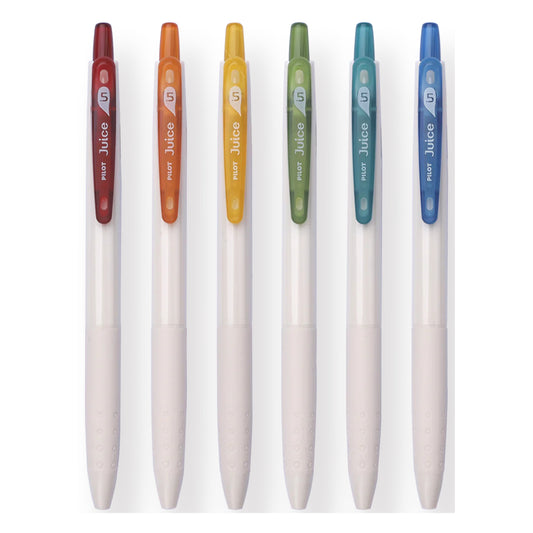 Pilot Juice Classic Colour 0.5mm 6-Color Retractable Gel Ink Pen Set
