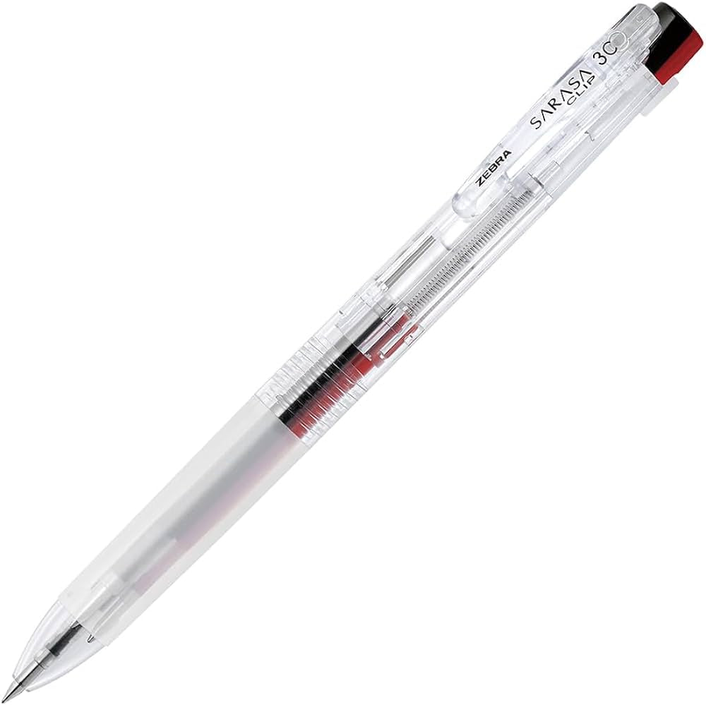 Zebra SARASA CLIP 3C 0.5mm 3-Colour Gel Ink Rollerball Multicolour Pen