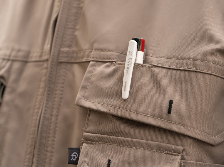 Zebra SARASA CLIP 3C 0.5mm 3-Colour Gel Ink Rollerball Pens (Pack of 4)