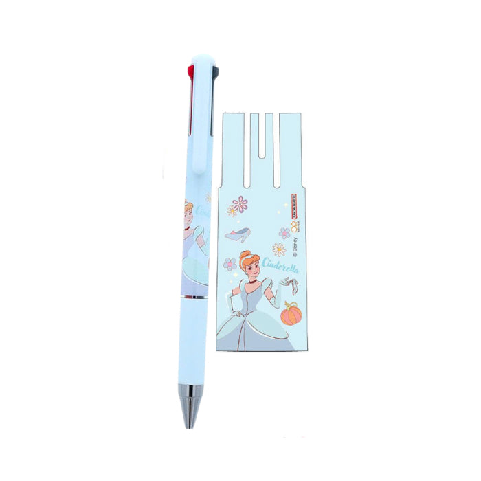 Sun-Star Juice Up 3 Disney Princess 0.4mm 3-Colour Ballpoint Pens (Pack of 4)