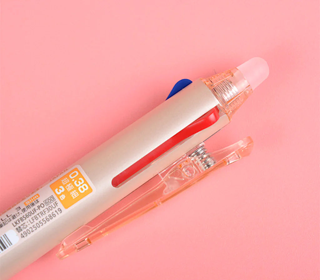 Pilot FRIXION BALL 3 Slim Design Series 0.38mm 3-Colour Erasable Ballpoint Pen