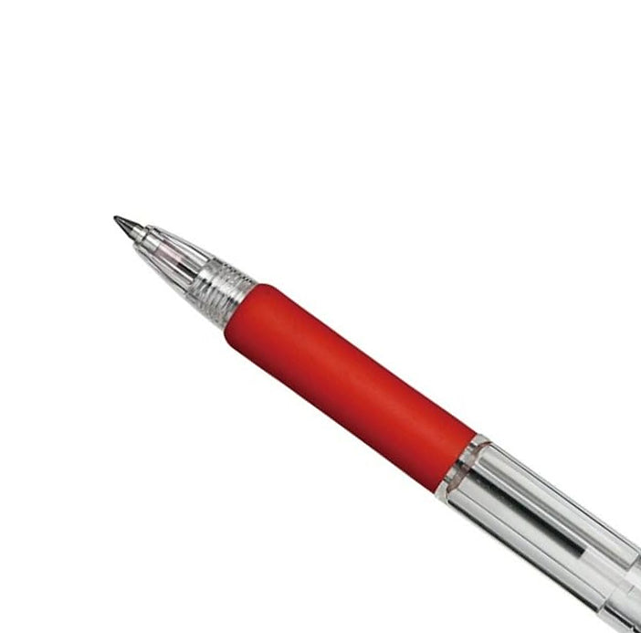 Zebra JIM-KNOCK 0.7mm Oil-based Red Ink Ballpoint Pen