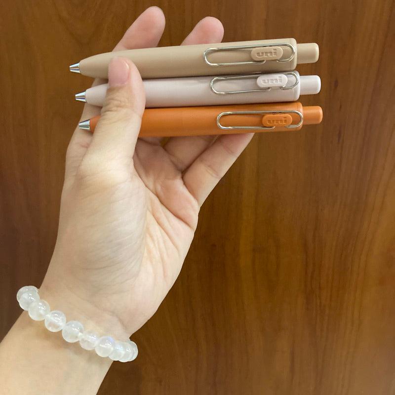 Uni one P 0.38mm Black Ink Ballpoint Pens (Pack of 3)