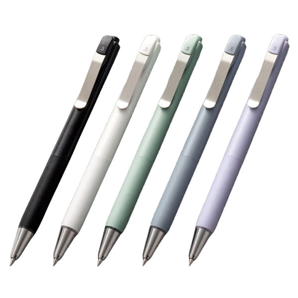 Zebra bLenU 0.5mm Retractable Oil-based Black Ink Ballpoint Pens (Pack of 5)