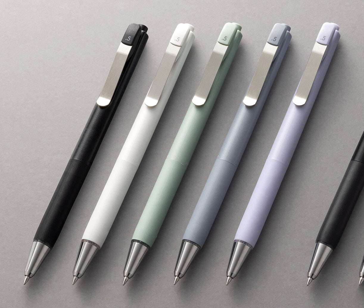 Zebra bLenU 0.5mm Retractable Oil-based Black Ink Ballpoint Pens (Pack of 5)