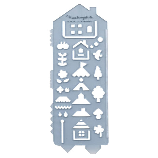 Kutsuwa Mastemplate Tape Cutter & Drawing Template