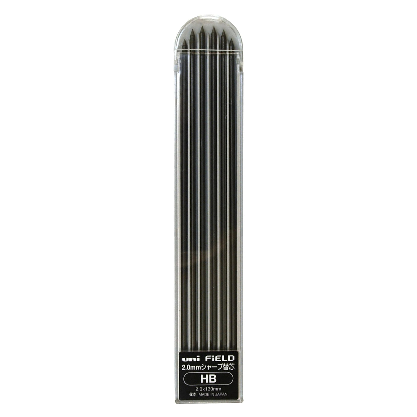 Uni FiELD HB 2.0 mm Construction Mechanical Pencil Leads (Pack of 6)