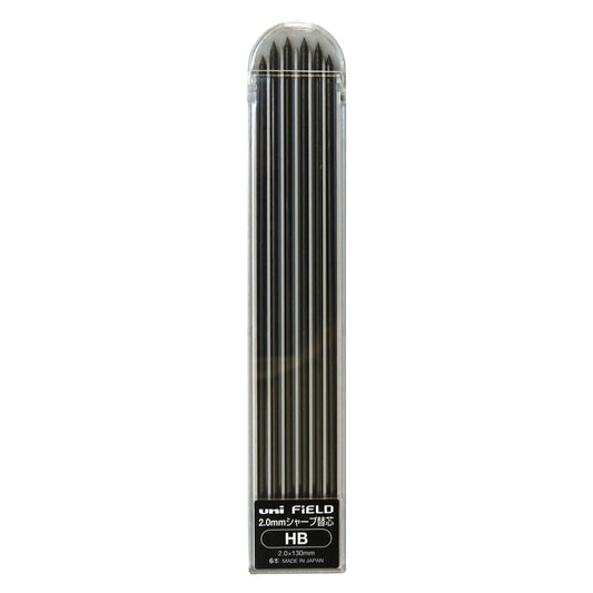 Uni FiELD HB 2.0 mm Construction Mechanical Pencil Leads (Pack of 6)