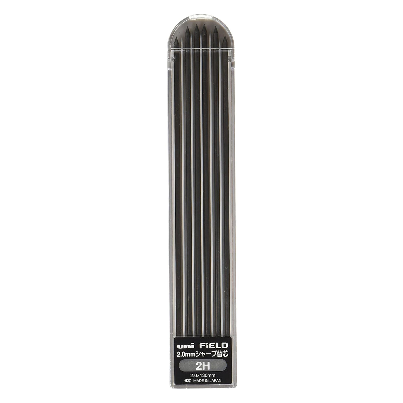 Uni FiELD 2H 2.0 mm Construction Mechanical Pencil Leads (Pack of 6)