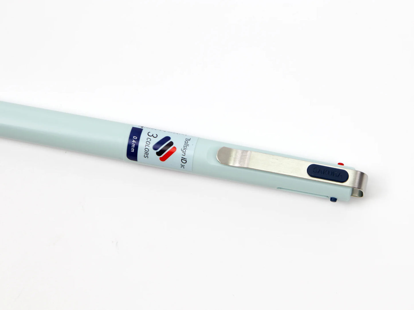 Sakura Ballsign iD 3C 0.4mm 3-Colour Ballpoint Pen, Night black, Blue, Red Ink