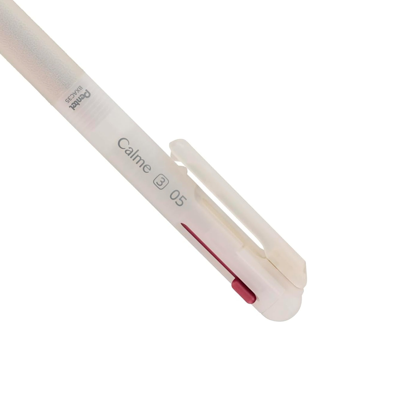 Pentel Calme Relaxed Frost Series 0.5mm 3-Colour Silent Ballpoint Pen