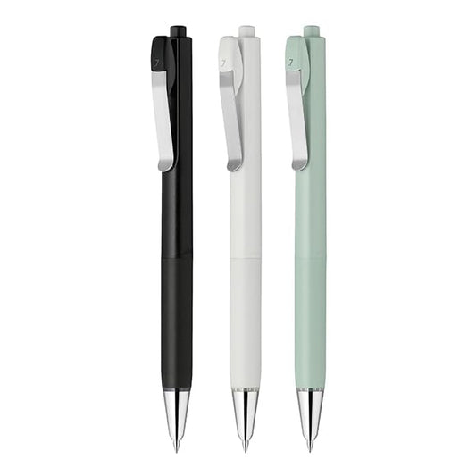 Zebra bLenU 0.7mm Retractable Oil-based Black Ink Ballpoint Pens (Pack of 3)