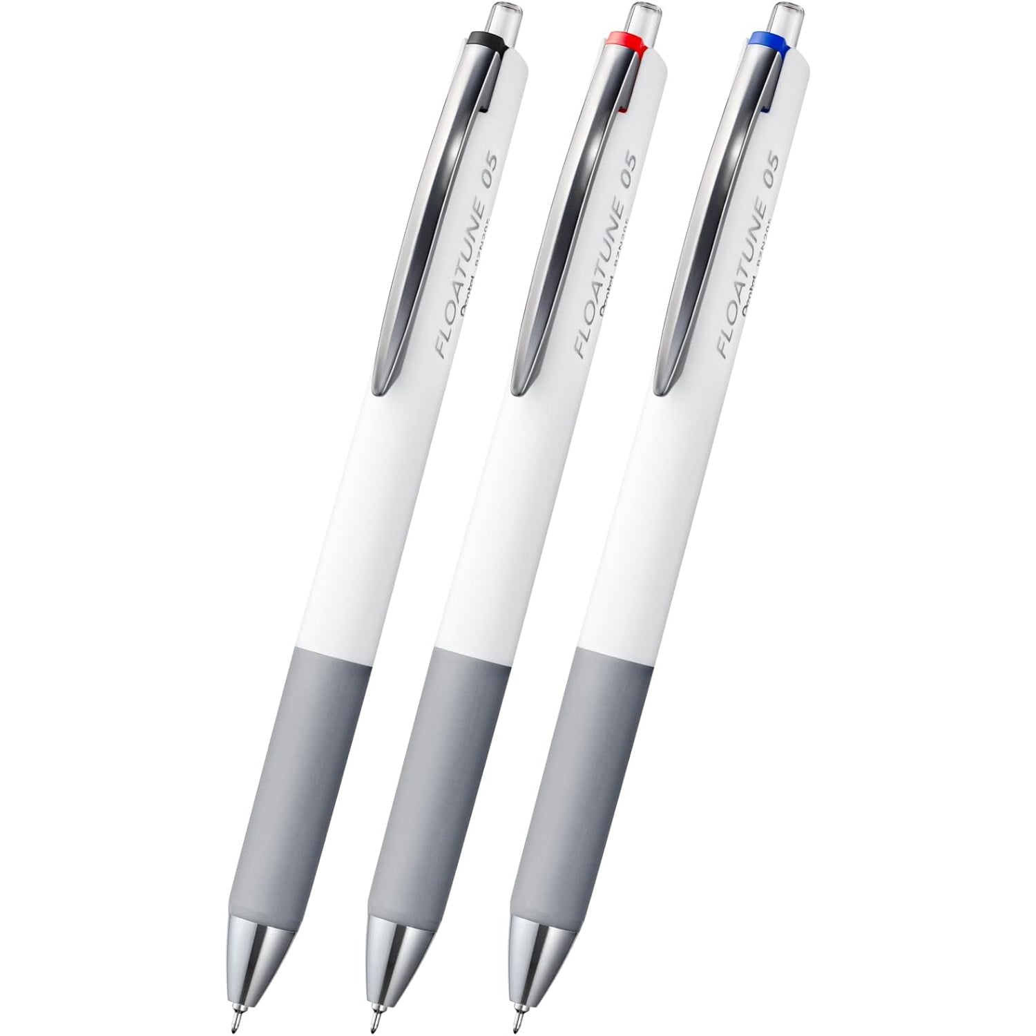 Pentel FLOATUNE 0.5mm Retractable Oil Based Ballpoint Pens (Pack of 3)