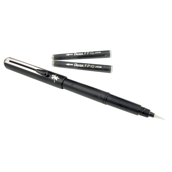 Pentel Pentel FUDE Scientific Brush Pen Set (one pen and 2 refills)