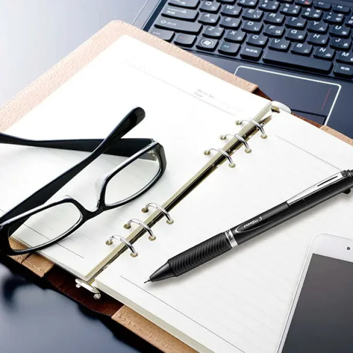 Pentel ENERGEL 3 Fine Line 3-Colour 0.5mm Gel Ballpoint Pen