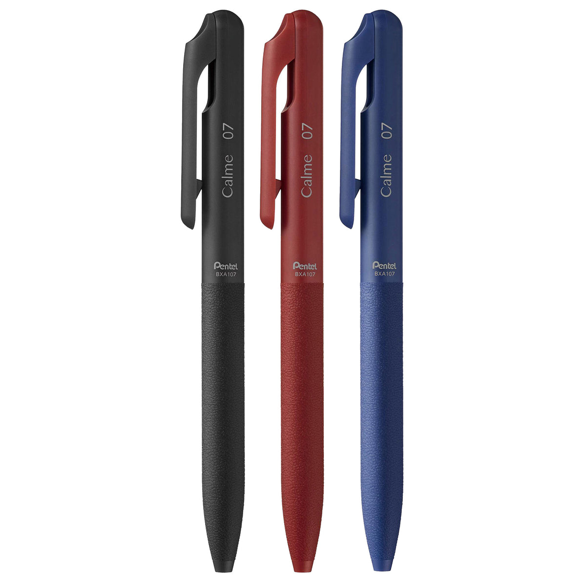 Pentel Calme 0.7mm Silent Ballpoint Pens (Pack of 3)