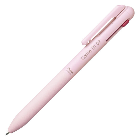 Pentel Calme 0.7mm 3-Colour Silent Ballpoint Pen