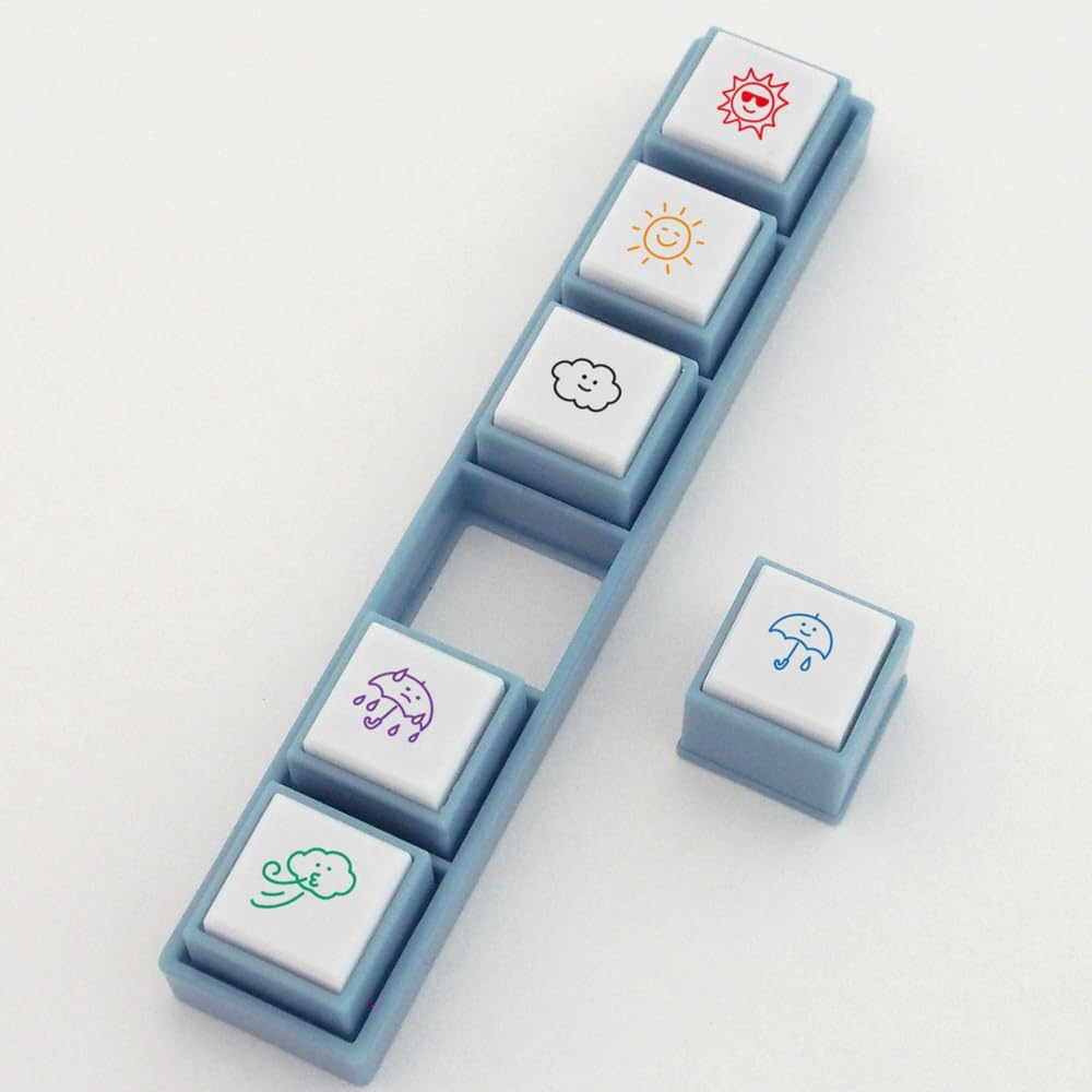 KODOMO NO KAO Pochitto Pick! Push-Button Self-inking Stamp