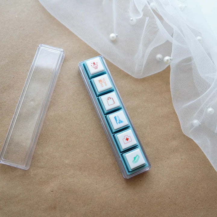 KODOMO NO KAO Pochitto Pick! Push-Button Self-inking Stamp