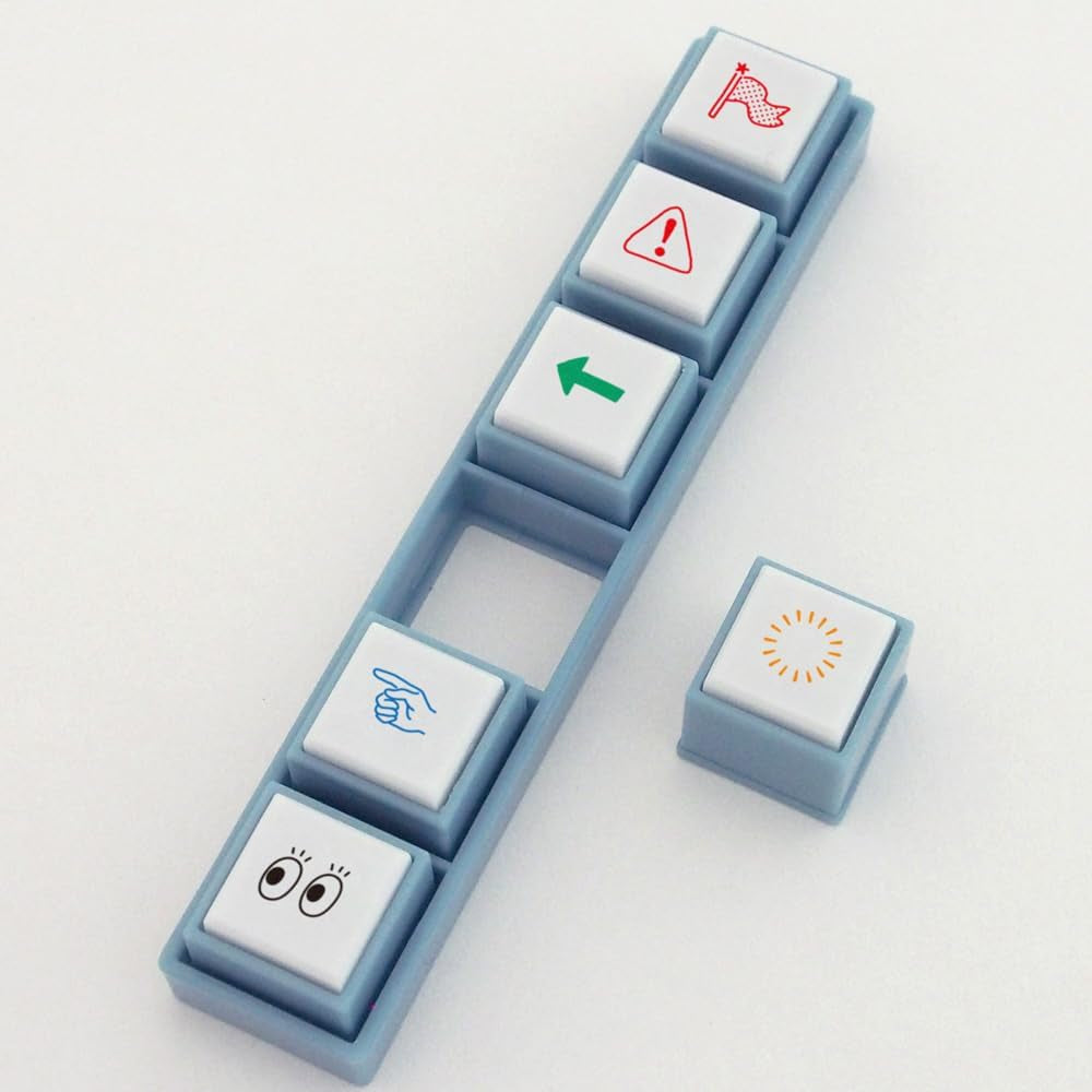 KODOMO NO KAO Pochitto Pick! Push-Button Self-inking Stamp