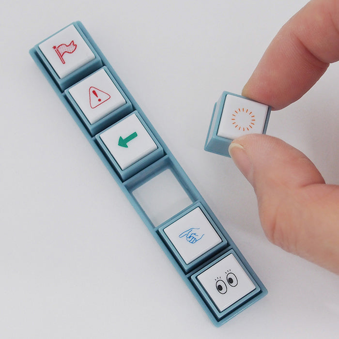 KODOMO NO KAO Pochitto Pick! Push-Button Self-inking Stamp