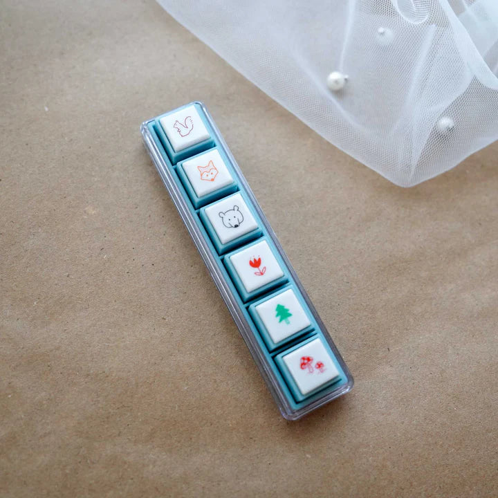 KODOMO NO KAO Pochitto Pick! Push-Button Self-inking Stamp