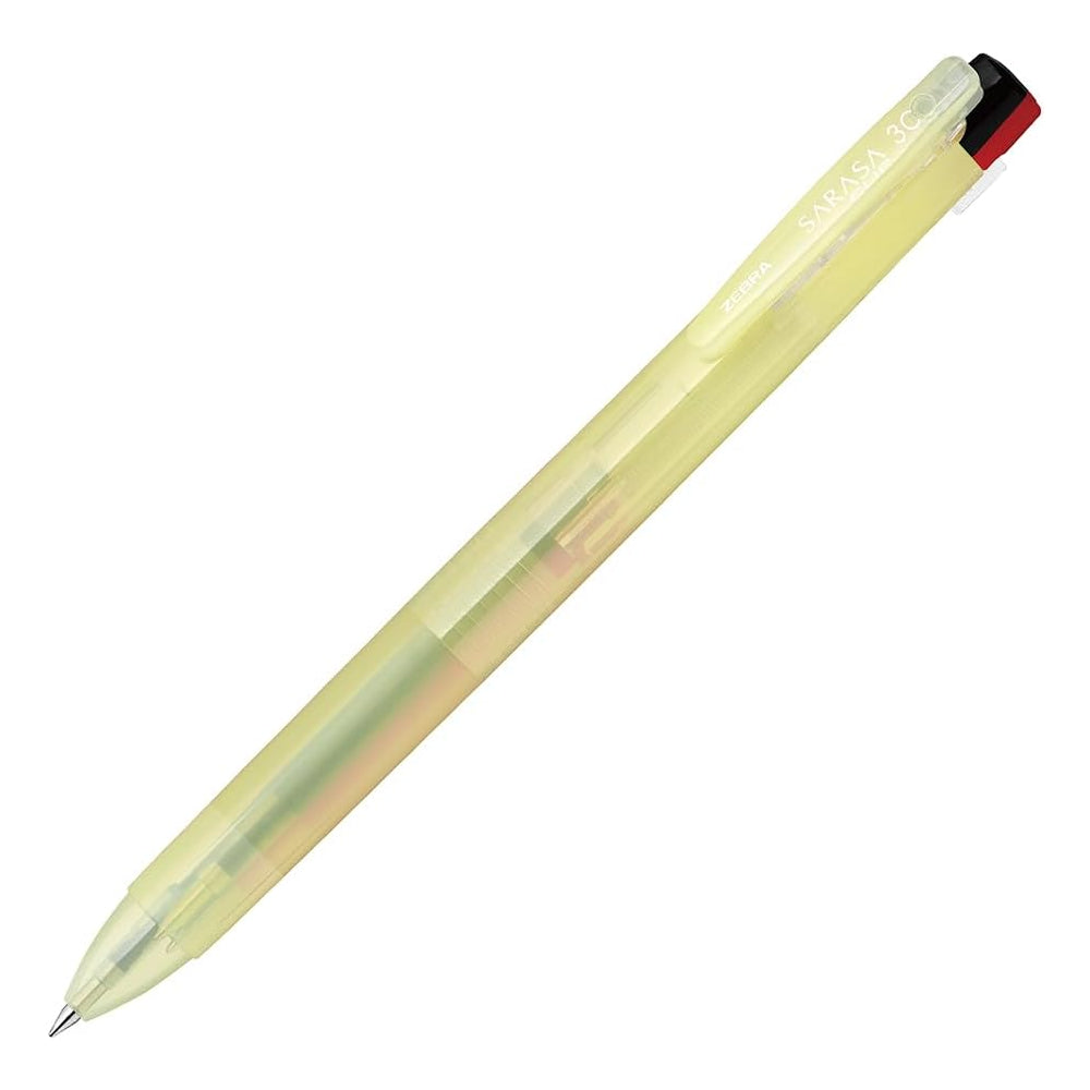 Zebra SARASA CLIP 3C Clear Color 0.4mm 3-Colour Multicolour Pen