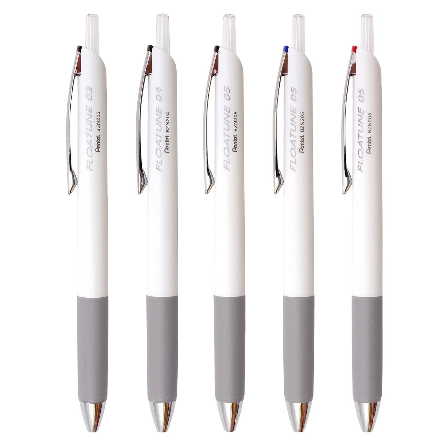 Pentel FLOATUNE Retractable Oil Based Ballpoint Pens (Pack of 5)