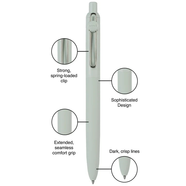 Uni ZENTO Standard 0.5mm Black Liquid Gel Ink Pen