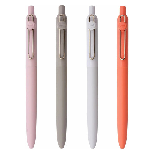 Uni ZENTO Standard 0.38mm Black Liquid Gel Ink Pens (Pack of 4)