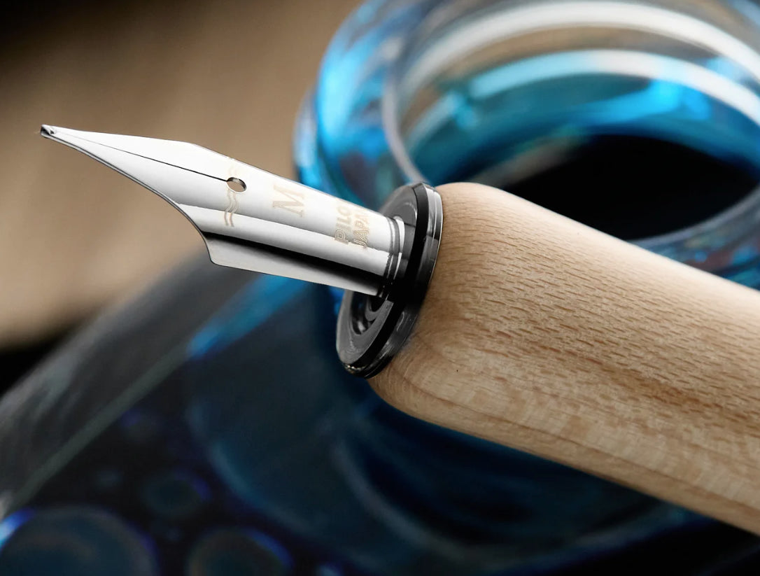 Pilot iro-utsushi Dip Pen (Medium Point), Maple Wood Barrel