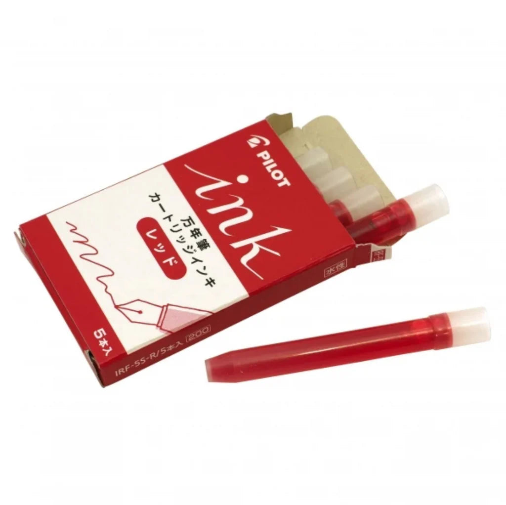 Pilot Fountain Pen Water-based Ink Cartridges (5 refills per pack)