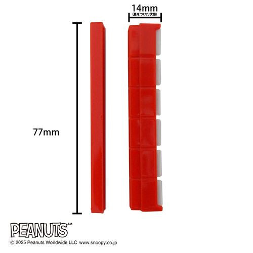 KODOMO NO KAO PEANUTS Pochitto6 x Snoppy Push-Button Self-inking Stamp