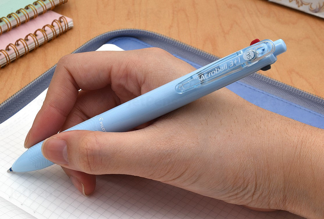 Pilot Acroball 3+1 0.5mm Multifunctional Pens (Pack of 3)