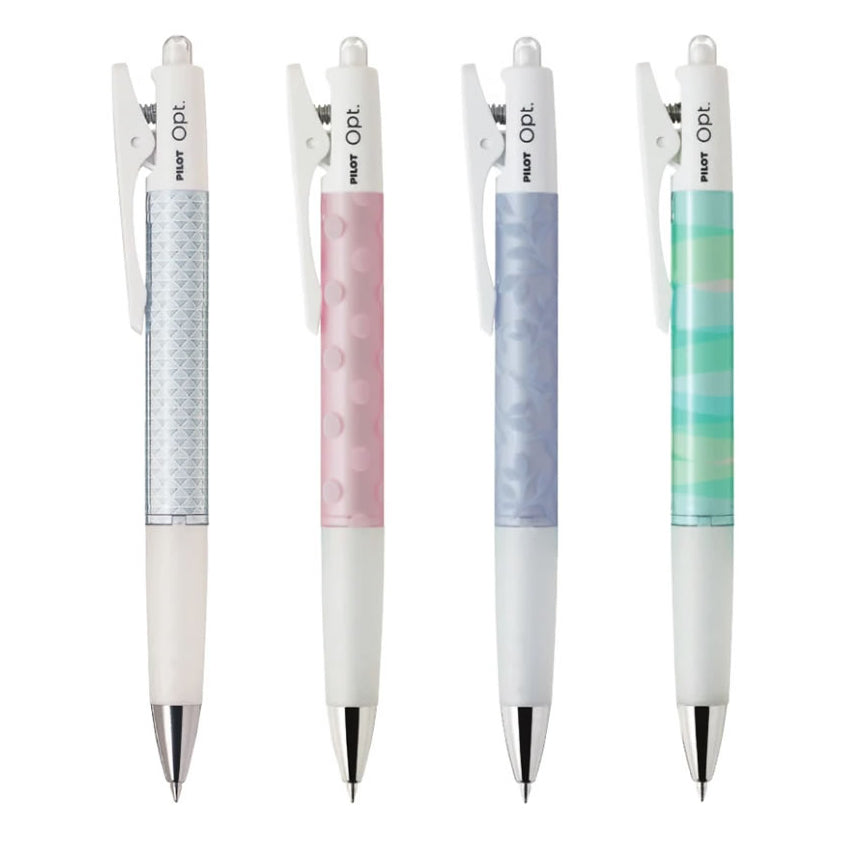 Pilot Opt. Oil-based Black Ink 0.7mm Ballpoint Pens (Pack of 4)