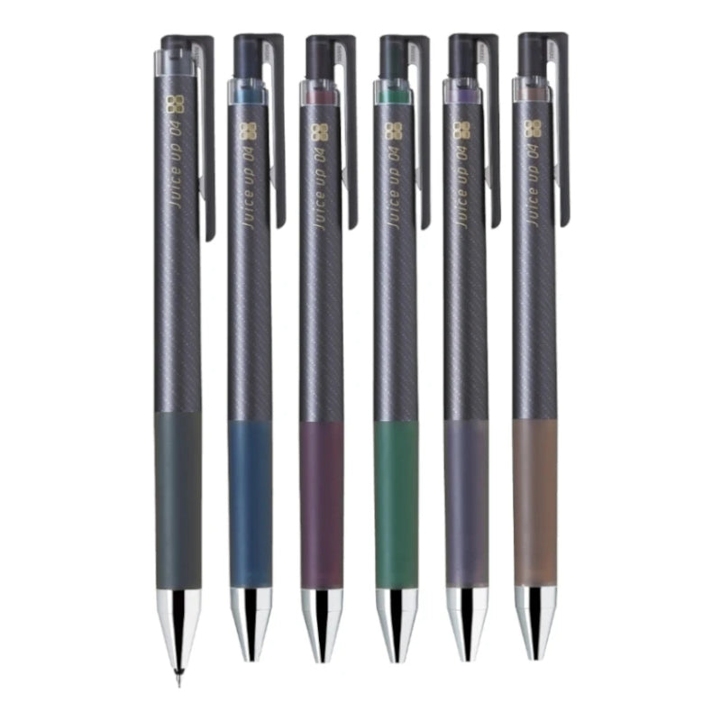 Pilot Juice Up 04 Classic Glossy 0.4mm Retractable Ballpoint Pen (Pack of 6)
